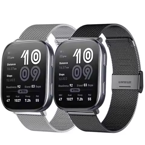 Mesh Watch Band for Amazfit Bip 6 5 Bip6 Smart Watch Bracelet Wrist Strap Loop for Amazfit Bip 6 Wat