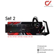Signo Esport Gaming Set ชุดเซ็ต เมาส์ คัย์บอร์ด หูฟัง เกมมิ่ง