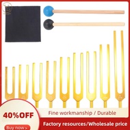 Tuning Forks Set 9Pcs 174/285/396/417/528/639/741/852/963Hz Tuning Fork, Sound Healing Tool Set for 