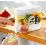 3.5 liter water bottle with faucet, convenient water bottle with faucet for refrigerator