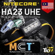 NITECORE HA23 UHE - 600 Lumen AAA Camping Headlamp with Multiple Color Temperatures - ORIGINAL - Rea