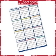 WIN 2026 Wall Calendar Yearly Planner Reusable Erasable Calendar Dated 59x88cm