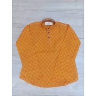 SILK COTTON VESHI (DHOTI) AND COTTON SHIRT FOR KIDS BOYS.