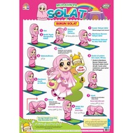 Poster alat bantuan panduan mudahnya solat perempuan