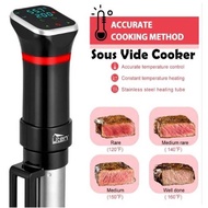 💖READY STOCK💖Stainless Steel Sous Vide Cooker Immersion Circulator Waterproof Vacuum Slow Cooker LCD Digital Timer