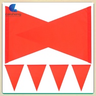 Warning Bike Visibility Orange Flags Triangular 6 Pcs caisheng