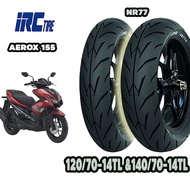 ยางมอเตอร์ไซค์ Aerox155 ขนาด 120/70-14&140/70-14 IRC Wing NR77 ลายปีกนก