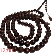tasbih gaharu 12mm tasbih kayu galih gaharu tasbih galih kayu gaharu asli kalung tasbih kayu gaharu 