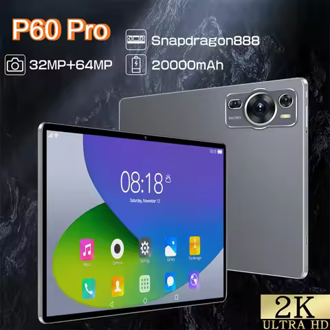 2025 Original P60 Pro Tablet 10.1inch Android 14 Children's Tablets Tab Global Version 5G Dual SIM 2