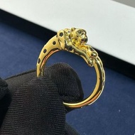 Cartier 豹子造型戒指 全新Outlet款