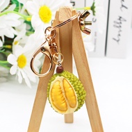 Resin Imitation Durian Key Chain Metal Key Chain Durian Key Chain for Man Woman Kid
