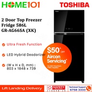 Toshiba 2 Door Top Freezer Fridge 586L GR-AG66SA