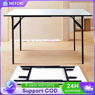 120*60cm Need Install Foldable Banquet Table Single Spring Event Folding Dining Table Study Table Ou