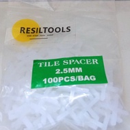 2.5 mm Ceramic Tile Spacer, 100 Pcs Ceramic Tile Grout Spacer Tool