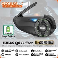 NEWEST - EJEAS Q8 Bluetooth Intercom Headset Helmet