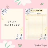 Daily Cashflow Budgeting Daily Financial Loose Leaf Binder A5 Ring 6 Ring 20 Agenda Financial Note B
