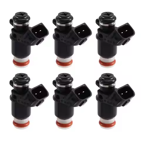 A90Q-For Honda Goldwing 1800 GL1800 2001-2017 Silver Wing FSC600A 02-13 6Pcs Fuel Injector Set 16450