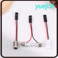 YUEJI Car Light Adapter, T10 BA9S Festoon Wire Cables LED Bulb Adapter,  Pink Connector Wire Univers