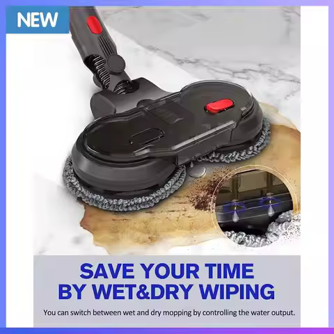 A60P Electric Dry Wet Mopping Head Replacement For Dyson V15 V8 V7 V10 V11 Vacuum Cleaner, With Remo