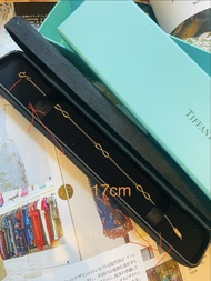 正品正貨 Tiffany 18k 黃金 endless infinity 手鍊 , 鍊長 17cm ,有內外盒。100 % authentic Tiffany 18k yellow gold endl