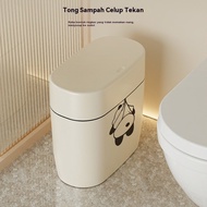 Toilet Toilet Gap Trash Can with Lid Household Kitchen Gap Without Lid Rectangular Trash Basket Toil