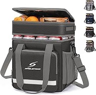 Maelstrom MSFCLUNFB-N Expandable Lunch Bag, Nylon Foam, 2.Double Layer-Gray