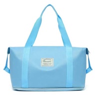 Gratis Ongkir - Foldable Bag Motif Polos / Duffle Bag Gym Olahraga / Tas Penyimpanan Kapasitas Besar