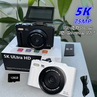 5K Camera 75MP Digital Camera 3.0Flip Screen 18X Digital Zoom Portable camera