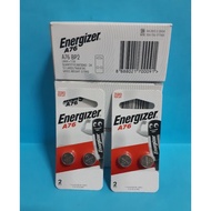 2 Cards Energizer A76 (Lr44)1.5V Alkaline Batteries