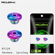 RISK RT129 Titanium screws for short oil brakes - 7 colors