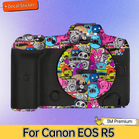 For Canon EOS R5 Camera Sticker Protective Skin Decal Vinyl Wrap Film Anti-Scratch Protector Coat EO