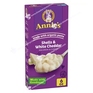Nui Phô Mai Annies White Cheddar Shells Macaroni & Cheese Dinner with Organic Pasta Hộp 170g (6 Oz.)