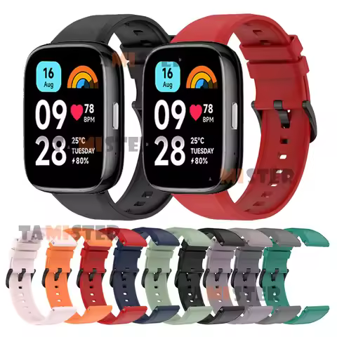 Silicone Wristband For Redmi Watch 3 Active Strap Replacement Bracelet For Xiaomi Redmi Watch 3 Acti