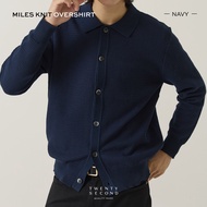 TWENTYSECOND เสื้อโอเวอร์เชิ้ตผ้า Knit รุ่น Miles Knit Overshirt