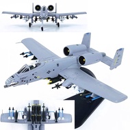 WLTK 1/100 Bay Wars US Army Flying Tigers A-10A Fighter Strike Aircraft A10 Military Aircraft Model 