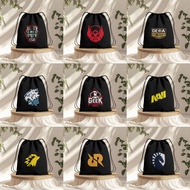 Drawstring Bag with Esport Gaming Motif Waterproof Taslan Parachute Durable
