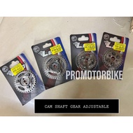 LEO CAM SHAFT TIMING GEAR SPROCKET ADJUSTABLE RACING KRISS 110 EX5 Y16Z Y16ZR Y16 LAGENDA 110 SRL110