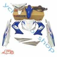 YAMAHA LC135 LC 135 135LC 135 LC V1 MMATE NEW BRAND COVERSET BODYSET STICKER TAMPAL DPBMC AIP PUTIH 