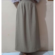 Beige Midi Skirt