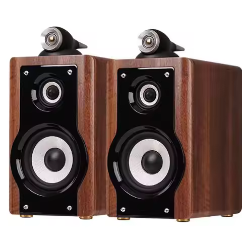 HiFi Bookshelf Speakers HiFi Bookshelf Passive Speakers 6.5-inch Three-way Frequency Division 130W O