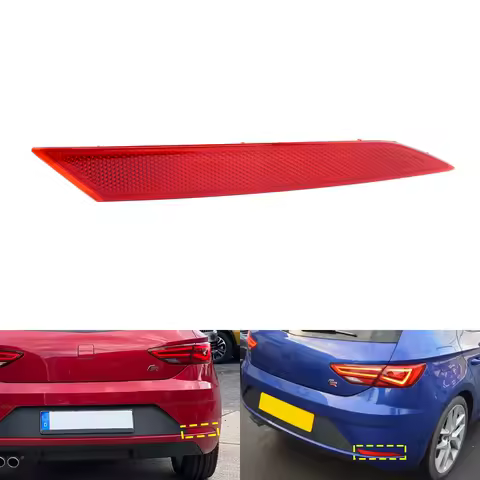 For Seat Leon 5F1 5D FR Hatch Right Rear Bumper Red Reflector 5F0945106H 2017-20