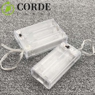 CORDE Battery Box Transparent Battery for AA Battery Storage Box 2 3 Slot 2X 3X Battery Holder
