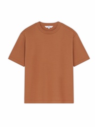 AIIZ (เอ ทู แซด) - เสื้อยืดผู้หญิงคอสูงทรงโอเวอร์ไซส์ สีพื้น Womens High Neck Oversized Fit T-Shirtsn