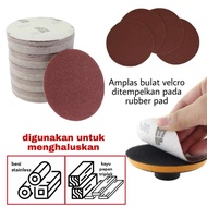 Round Sandpaper Paste Sandpaper 4" inch P60 P80 P100 P120 P150 P180 P240 P400 Multipurpose