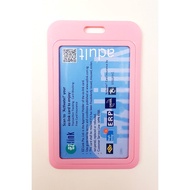Pink Basic Hard Case Ezlink Cardholder