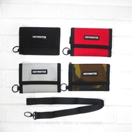 HMT WL3F Bag​Wallet​ 3​ Fold​ Button Type There Is A Neck Strap + Coins. Very Thick Fabric