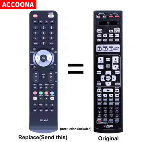 RC-1147 Remote Control For Denon AV Receiver AVR-591 AVR-791 AVR-891 AVR-1611