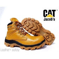 100% ORIGINAL CATERPILLAR MEN'S LEATHER SAFETY WORK SHOES FIELD SERVICE SHOES