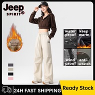 JEEP SPIRIT Winter Warm Pants Women's Waterproof Mountaineering Pants
