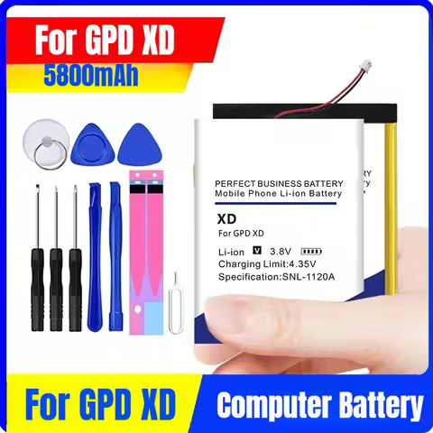 For GPD XD Battery for GPD Pocket Win 1 2 3 P2 XD Max MicroPC Plus Computer Battery